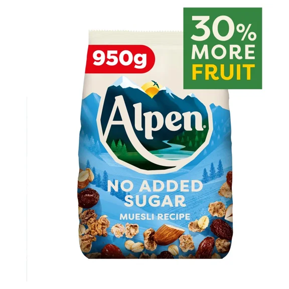 Alpen Museli No Added Sugar 950g