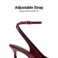 thumbnail image 5 of DREAM PAIRS Women's Slingback Heels Pointed Toe Block Heel Pumps Closed Toe Adjustable Strap Office Work Dress Shoes for Daily Wear, 5 of 7