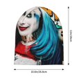 thumbnail image 5 of Character Harley Quinn Slouchy Hat For Men Women Teen Unisex Winter Hat Elastic Knitted Beanie Hats, 5 of 8