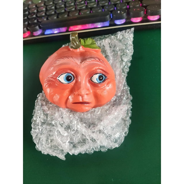 Otoño Calabaza Falsa Con Rica Expresión Para La Decoración De Acción De Gracias De Halloween Cateissary HA043587-02