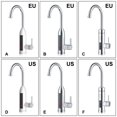 thumbnail image 2 of Calentador de agua Eléctrico 3000W 220V / 110V Mezclador de frío caliente IPX4 Grifo a prueba de agua Pantalla digital LED Grifo de lavabo de Juegos de accesorios de baño Blanco enchufe de la UE Toystoory HA012271-01B, 2 of 6