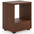 thumbnail image 2 of Homestyles Table de Chevet en Bois d'Acajou Merge en Noyer Brun, 2 of 33