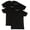 Black, variant on Men's Hanes CST14 ComfortBlend Slim Fit Crew T-Shirts - 4 Pack (Black S)