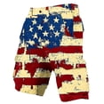 thumbnail image 3 of DDAPJ pyju 250 Anniversary USA Shorts Men American Flag Patriotic Cargo Shorts with Multi Pockets 1776-2026 Vintage Cargo Short Beige M, 3 of 7
