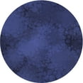 thumbnail image 1 of Ahgly Company Machine Washable Indoor Round Transitional Denim Dark Blue Area Rugs, 8' Round, 1 of 7