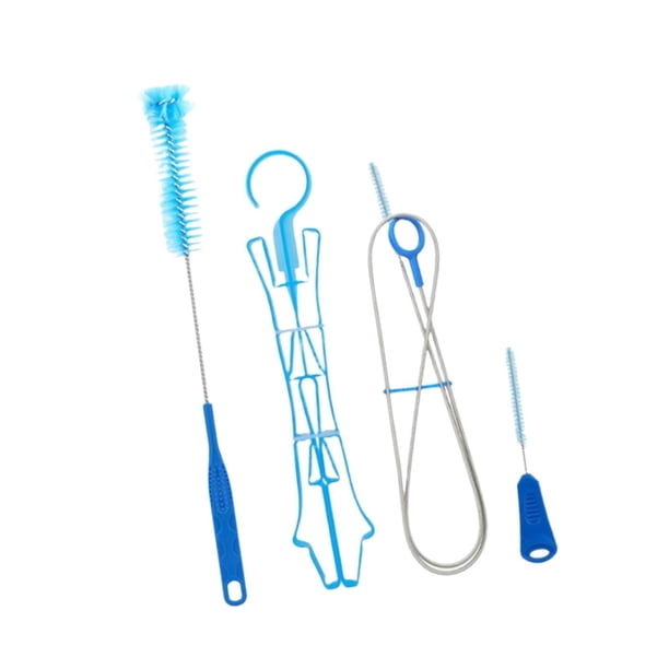 Kit de limpieza de bolsas de hidratación, herramientas para limpiar bolsas de agua para senderismo y escalada. azul