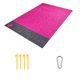thumbnail image 1 of Yuarrent Colchoneta para acampar, a prueba de humedad, Rectangular, antidesgarro, Fodable, manta de playa, al aire libre, alfombra para suelo, carpas rosa y gris, 1 of 6