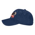 thumbnail image 3 of US 250th Anniversary Patriotic Baseball Cap – Adjustable Vintage Washed Hat with USA Flag Embroidery – Commemorative Cap for Men & Women – Celebrate 1776–2026, 3 of 5
