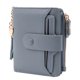 thumbnail image 3 of ZHAOCHENG Monedero pequeño de piel suave con RFID para mujer, con ventana para identificación, funda para tarjetas, monedero, color azul, 3 of 5