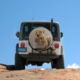thumbnail image 5 of Camper Spare Tire Cover Funny Squirrel Wheel Protectors Tire Covers Weatherproof Wheel Covers Cute Animals Tire Cover Universal Fit for Trailer SUV Truck Camper Travel Trailer 12inch, 5 of 8