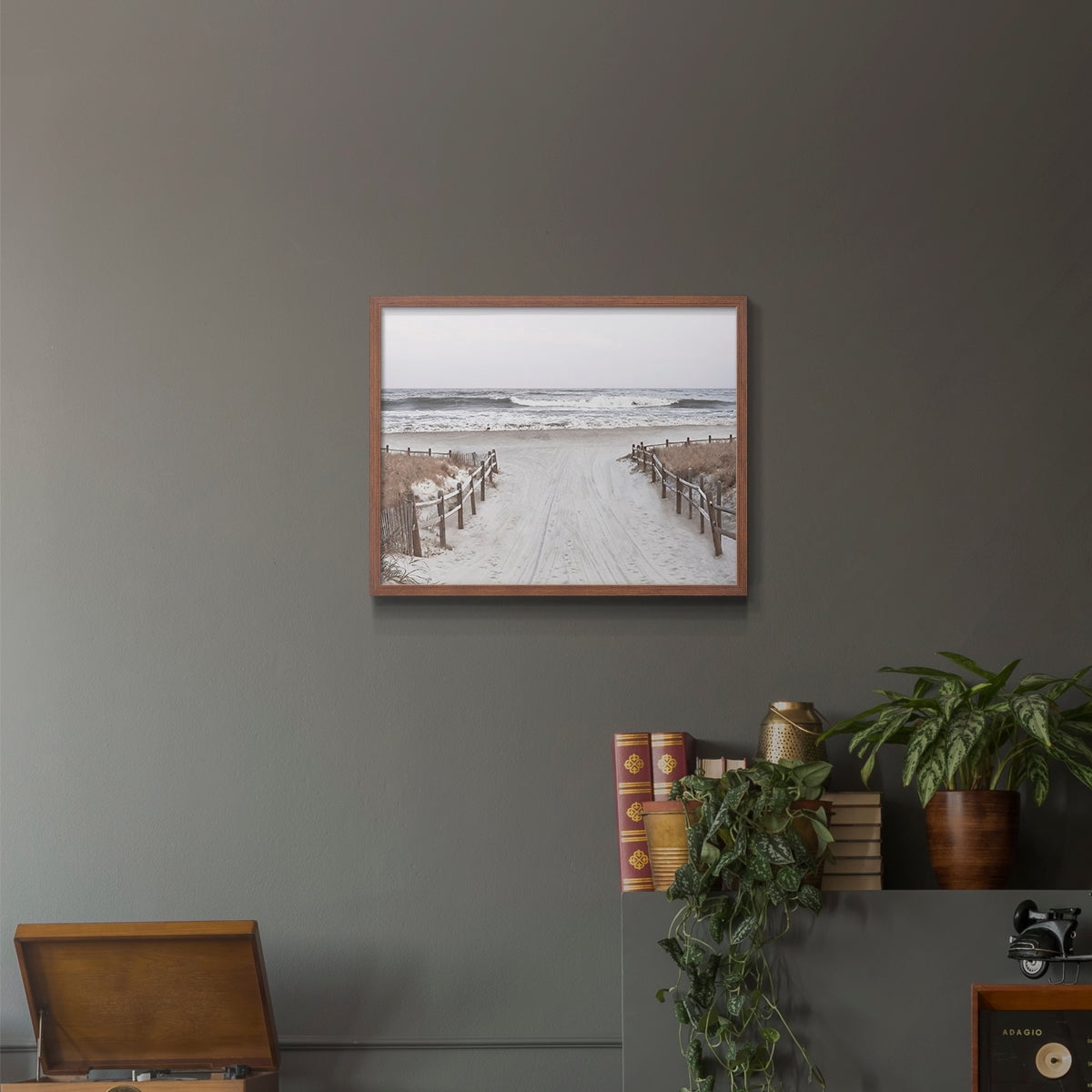 OBX Path by Natalie Carpentieri - Restickable Framed Giclée Print