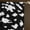 White Spots on Black, variant on Cotton Curtain Animal Print Cow Spots 58 Inch Wide