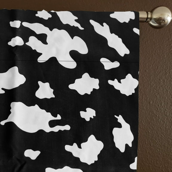 Cotton Curtain Animal Print Cow Spots 58 Inch Wide