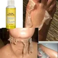 thumbnail image 2 of Suero blanqueador amarillo, aceite Exfoliante para el cuidado de la piel muerta, elimina la piel oscura, brazos, rodillas, piernas, melanina, exfoliante corporal brillante, 2 of 5