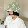 thumbnail image 3 of COCOpeaunt New Knitted Flower Korean Version Spring Autumn Crochet Fisherman Cap Women Handmade Bucket Hats Panama Hats Winter Caps Present, 3 of 6