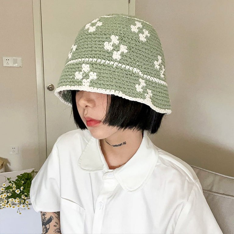 COCOpeaunt New Knitted Flower Korean Version Spring Autumn  display picture 3