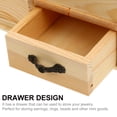 thumbnail image 4 of OUNONA 1 Pc Small Storage Containers Wood Assorted Color Desktop Storage for Friends, 4 of 4
