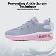 thumbnail image 4 of AiEles Women's Air Running Shoes Casual Breathable Athletic Sneakers Anti-Slip Cushion Lightweight Walking Shoes for Jogging Gym Workout Girls & Ladies, 4 of 7