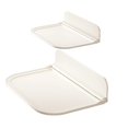 thumbnail image 1 of Estante de almacenamiento portátil de 2 piezas para mesita de noche, estante montado en la pared, estante colgante plegable para cocina, baño, Stora, 1 of 5