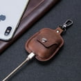 thumbnail image 3 of for Airpods Protective Case Crazy Horse Leather Apple Second Generation Wireless Bluetooth Earphone Case Portable Drop-Resistant Leather Case, 3 of 7