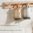 thumbnail image 7 of Pot Cleaning Brush Dish Scrubber With Integrated Soap Dispenser Suspension Storage Design Kitchen Washing Tool For Stoves Range Hoods, 7 of 7