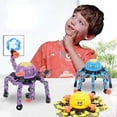 thumbnail image 4 of 4 piezas transformable Fidget Spinner juguete simple hoyuelo Fidget juguete conjunto juguete para aliviar el estrés, portátil de mano mini juguete sensorial regalos de Navidad, 4 of 4