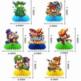 thumbnail image 2 of Bloons TD 6 Honeycomb Centerpieces 7Pcs 3D Table Decorations Party Supplies, 2 of 5