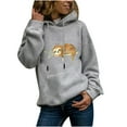 thumbnail image 2 of Puntoco invierno mujer Casual manga larga tops señoras estampado pulóver sudadera blusa Puntoco Puntoco-3210, 2 of 6