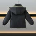 thumbnail image 5 of Riecok Winter Coat for Toddler Boy with Pocket Long Sleeve Zip up Solid Color Everyday Casual Outwear Black 5 Years, 5 of 8