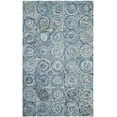 thumbnail image 2 of SAFAVIEH Nantucket Sandford Geometric Circles Cotton Area Rug, Blue, 4' x 6', 2 of 7