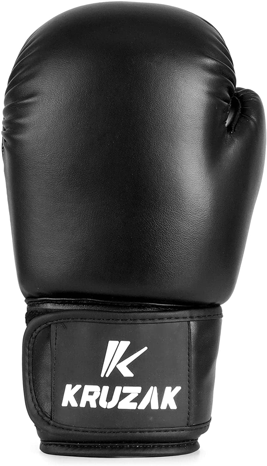 Kruzak Boxing Gloves for Kids 5-10 Years - Black - 4OZ