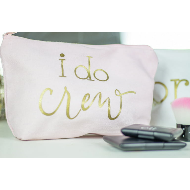 Samantha Margaret - Canvas Makeup Bags for Weddings, Bachelorette Parties  and Bridal Showers - Set of 11