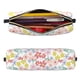 thumbnail image 2 of Easygdp Retro Floral para Estuche de Lápices de Cuero, Estuche de Papelería de Cuero, Estuche de Gran Capacidad con Cremallera, 2 of 7