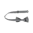 thumbnail image 4 of CTM  Cotton Seersucker Stripe Bow Tie and Hanky Set (Men), 4 of 6