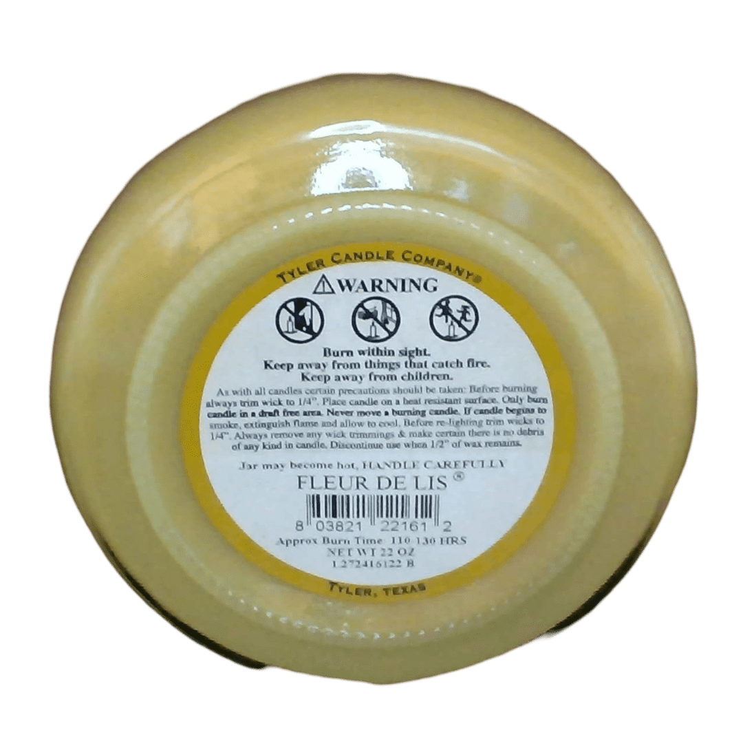 Tyler Candle Company - Fleur De Lis - 22oz jar candle - with Tyler matches