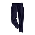 thumbnail image 5 of Seductiva Women Flowy Pants Linen Pants for Women Summer Casual High Waisted Drawstring Lightweight Beach Pant with Pockets Beach Pants Loose Fit, 5 of 5