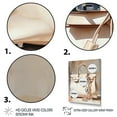 thumbnail image 3 of Designart "Beige Handbag in Minimalist Elegance I" Fashion Floater Framed Wall Art Living Room, 3 of 7