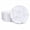 White Silver, variant on Impresserve 6 Sectional Round Plastic Serving Tray 12 inch Clear 4 pack Disposable Reusable Snack Table Tray