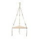 thumbnail image 1 of Estante colgante de macramé Estante de esquina Estante flotante Estante Zulema Estante de esquina para colgar en la pared, 1 of 8