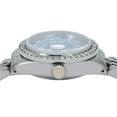 thumbnail image 4 of Pre-Owned Rolex Datejust 26MM 6916 Blue Mother of Pearl Diamond Dial Diamond Bezel Stainless Steel Jubilee Bracelet 0.8ct, 4 of 8