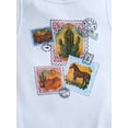 thumbnail image 2 of Weekend Academy Girls Graphic Tank Top, Sizes 4-18, 2 of 3