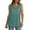 Green, variant on HAiming Womens Summer Tank Tops Casual Solid Color Round Neck Sleeveless Tee Shirts Plus Size Loose Basic Blouse