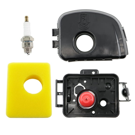 Air Filter for Briggs & Stratton 500E 550E 575EX 08P602 09P602 Series Engine 595660, 590581 Cover 590584 Base Cover 594281 Primer Bulb