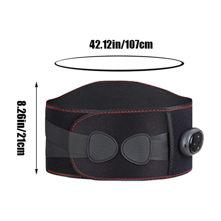 IPEWLEX Electrothermal Waist Warmer Belt, Heated Abdominal Vibrator with  Hot Compress and Remote Control, Five-Speed Settings, Rechargeable, for  Home, Office, Travel Use