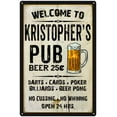 thumbnail image 1 of KRISTOPHER'S Pub Sign Vintage Man Cave16 x 24 Matte Finish Metal 116240028417, 1 of 1