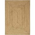 thumbnail image 2 of Nourison Natural Jute Coastal, Nautical & Beach Natural 5' x 7' Area Rug (5x7), 2 of 8