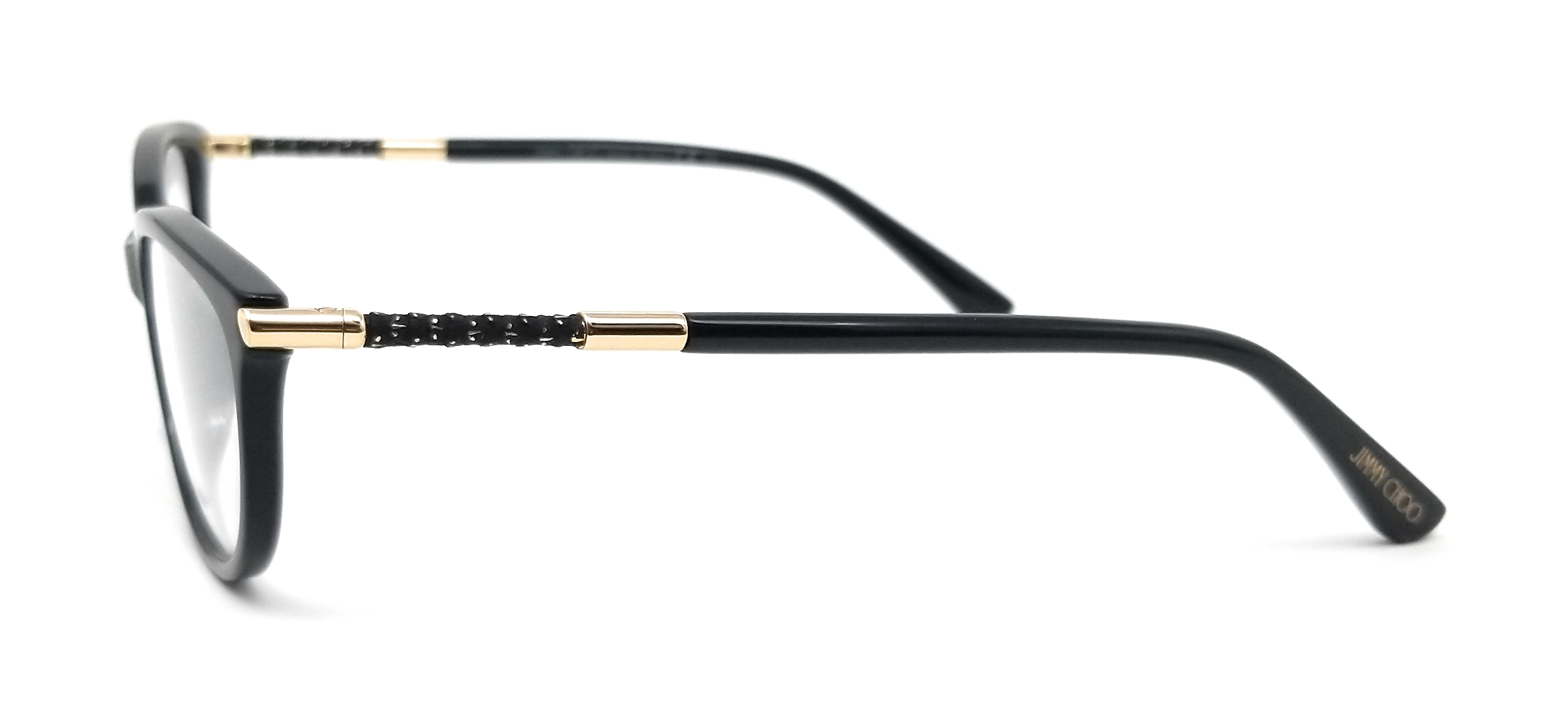 Jimmy Choo Unisex Black Cat Eye Eyeglass Frames Jc 154 029A  NEW JIMMY CHOO EYEGLASSES BLACK WOMEN EYEWEAR JIMMY CHOO JC154 029A 00 main image 0