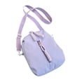 thumbnail image 2 of Bolso de hombro para mujer, bolso de viaje con cremallera, bolso de mano ligero para mujer Púrpura, 2 of 9
