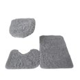 thumbnail image 2 of YAOMOBB High Quality Toilet Mat Non Slip Bathroom Rug Set Super Soft U shaped Foot Pad Absorbent Floor Mat Home Decoration, 2 of 6