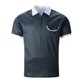 thumbnail image 6 of RUTAYY Men's Outfits Summer Beach Casual Zipper Short Sleeve Tshirts Shorts 2 Piece Daily Wear Trendy Trip Clothing Sets, 6 of 9